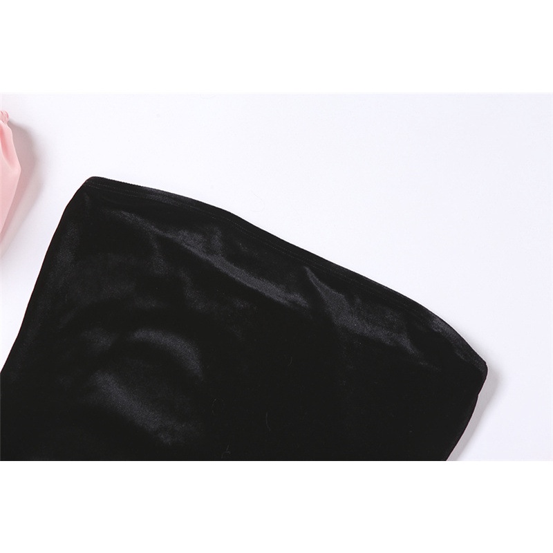 DUNEA Đầm tay phồng trễ vai ôm dáng quyến rũ thời trang cho nữ