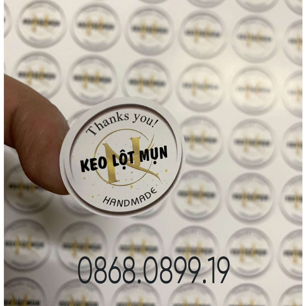 In tem nhãn decal và cắt bế theo yêu cầu riêng, miễn phí tư vấn thiết kế trước khi đặt hàng shopee