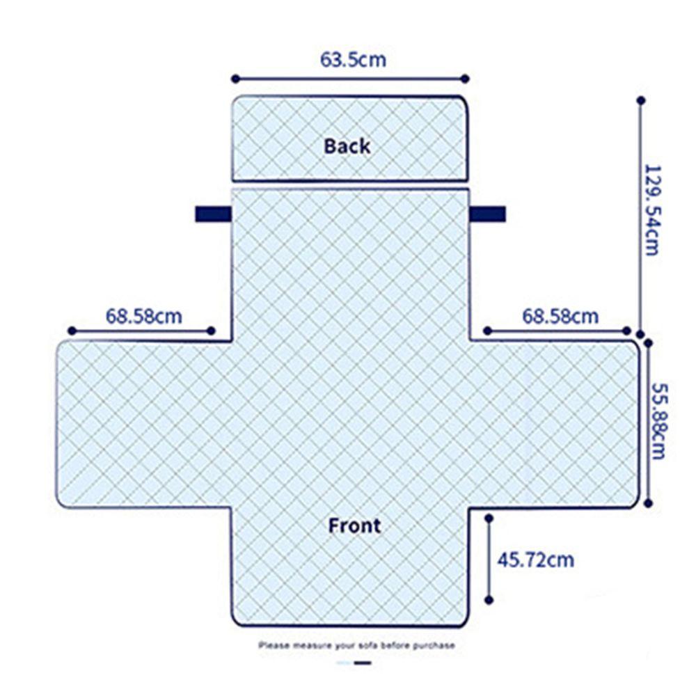 CONOPERY Thảm Lót Ghế Sofa Mềm Mại Có Túi Bên Tiện Dụng