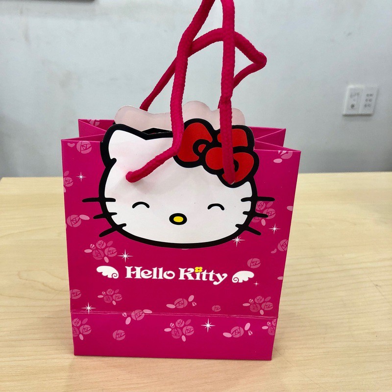 túi đựng quà cao cấp chấm bi, hello kitty xinh xắn | BigBuy360 - bigbuy360.vn