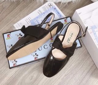 Sandal nơ tai thỏ tiểu thư
