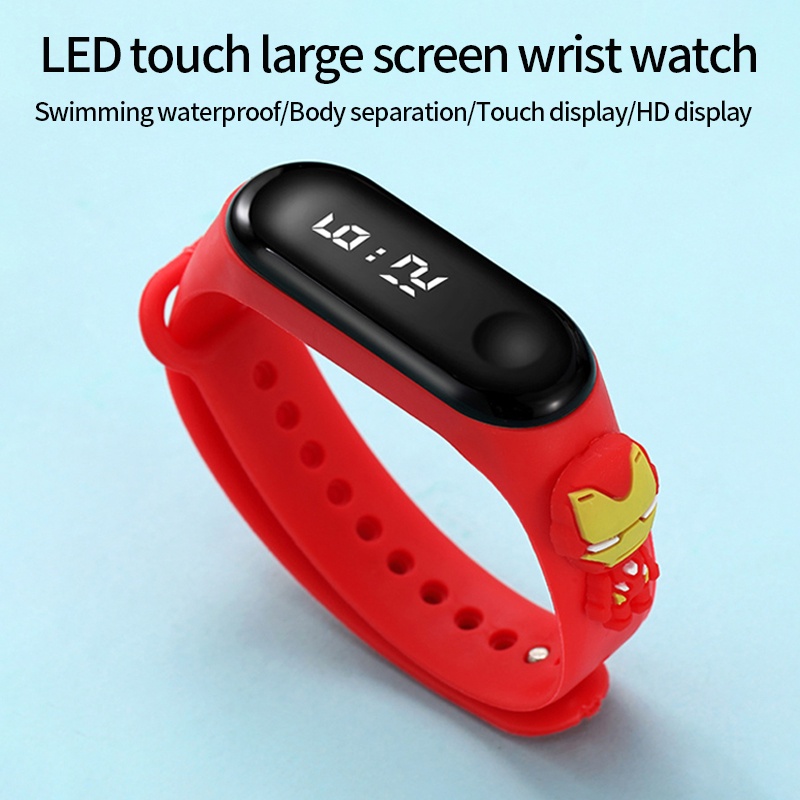 1 Đồng Hồ Đeo Tay Hoạt Hình Cho Bé