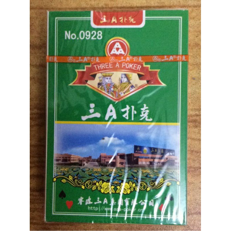 Bộ bài Tây tú lơ khơ AA tím và xanh