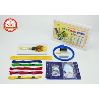 Bộ cắt khâu thêu lớp 4 lớp 5 lớp 6 - Bộ dụng cụ kỹ thuật