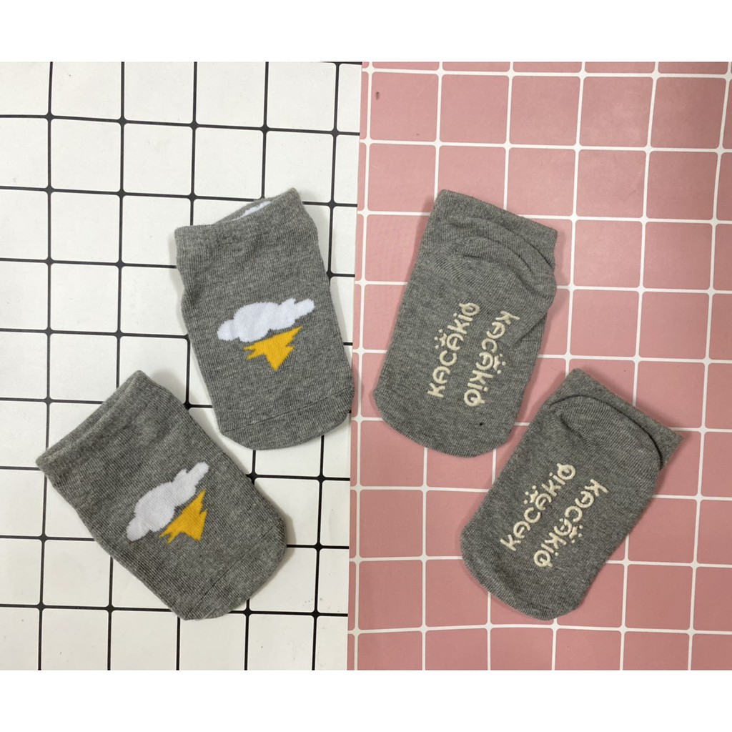 Tất cho bé sơ sinh hình thú đáng yêu cho bé trai/bé gái chống trượt size từ 0 - 3 tuổi