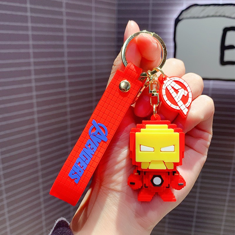 [ Móc khoá ] Combo biệt đội siêu anh hùng phong cách lego