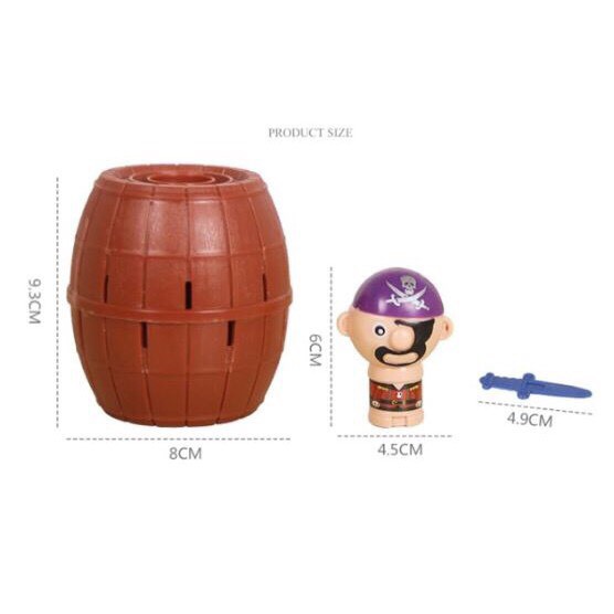 [Mã LIFE0503TOYS giảm 10% đơn 0Đ] Đâm Hải Tặc Pop-Up Pirate Đủ Kích Cỡ - Đâm Hải Tặc Siêu Kịch Tính