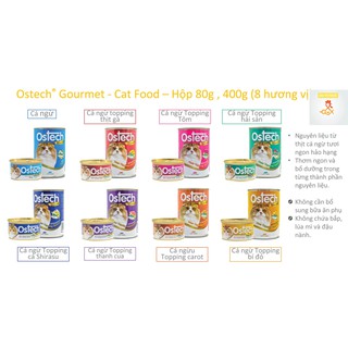 Pate cho mèo Ostech Gourmet Cat Food 400gr