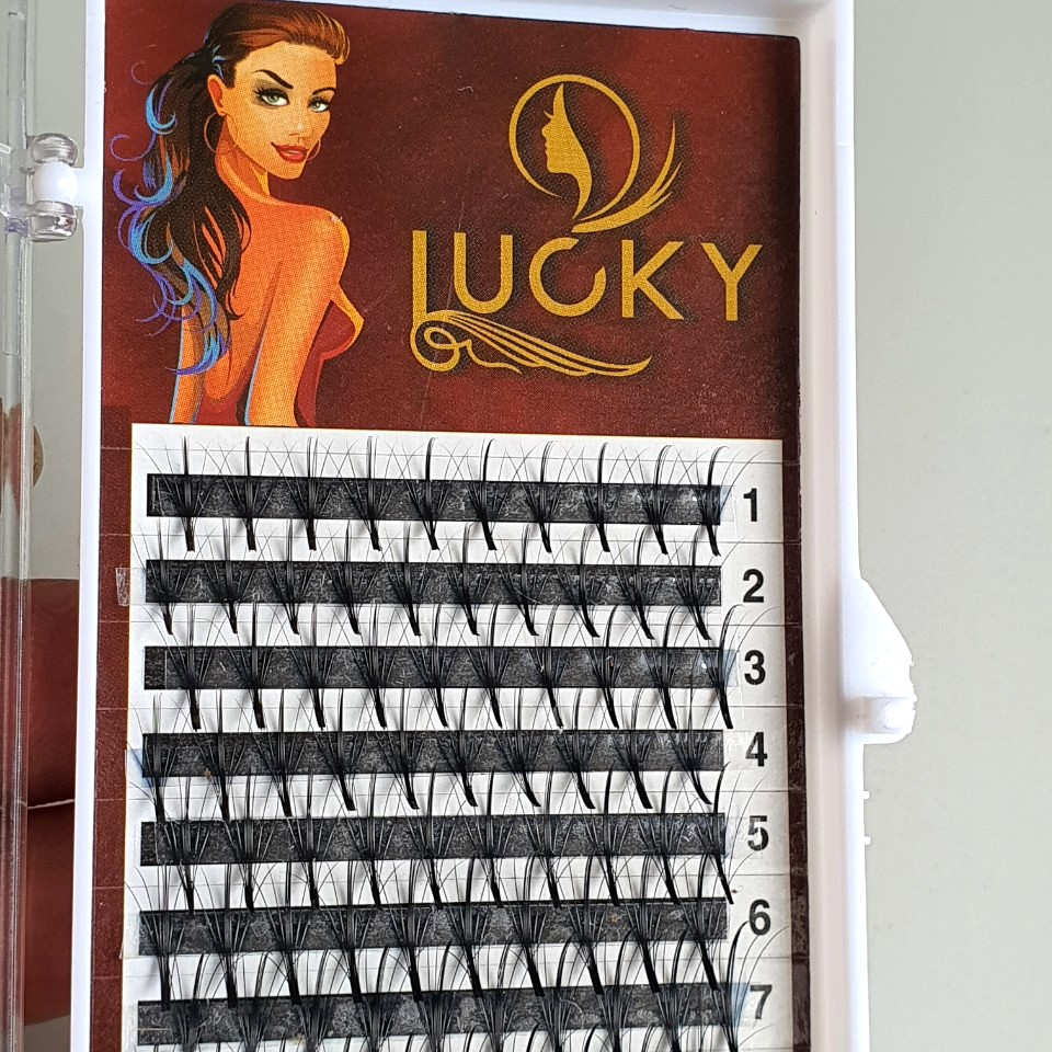 Mi Fan Trụ Katun 5D 12 line - Cong CC 0.07 Độ Dài 9 - 14mm Có Mix