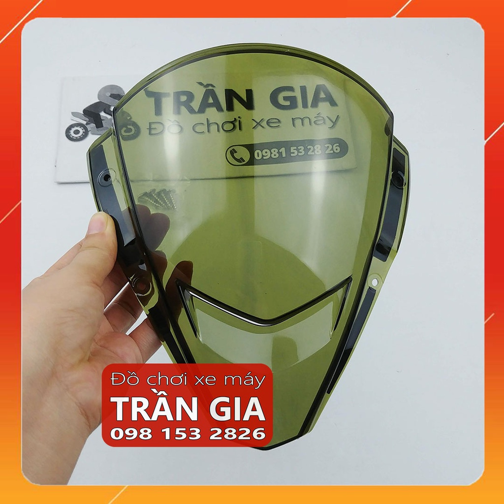Mão Ốp đầu xe Vario 160 cc nhập Indo-Việt năm 2022-2023 màu khói trong đục chắn gió xe Honda 160cc - phụ kiện trang trí