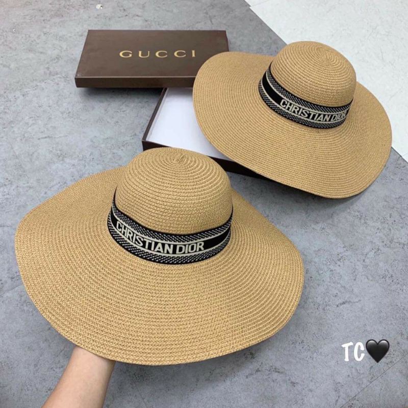 Mũ cói đi biển vành rộng dio siêu đẹp