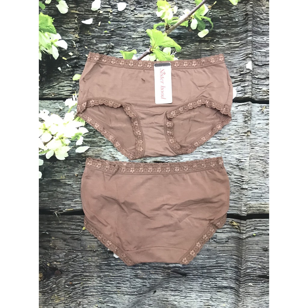 Quần lót nữ cotton, chip viền ren dành cho vòng 3 nhỏ Thái Lan Sister Hood 551, Leblur | BigBuy360 - bigbuy360.vn