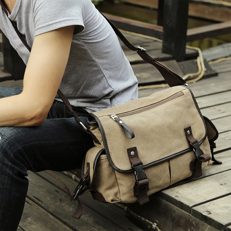 MOYI CANVAS MESSENGER BAG dòng túi đeo chéo bigsize