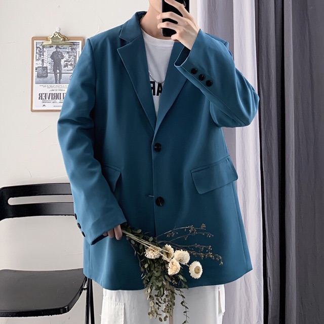 (Hàng đặt trước) Áo blazer nam dáng dài | BigBuy360 - bigbuy360.vn