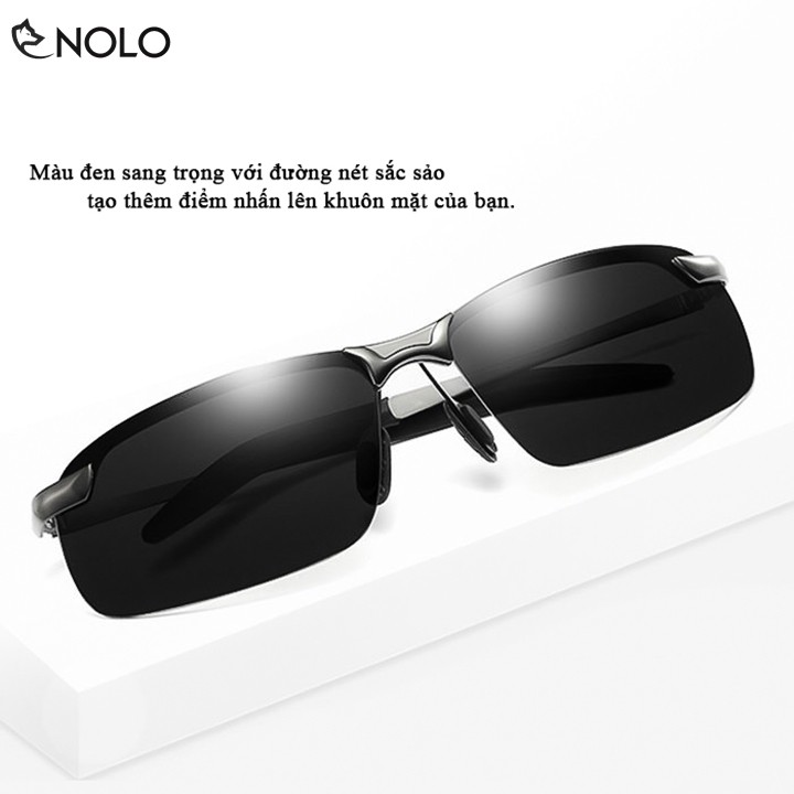 Bộ Mắt Kính Râm Jogal JG01 Tròng Kính Phân Cực Polarized Chống Lóa Chống Tia UV400 Có Tặng Hộp Đựng Kính