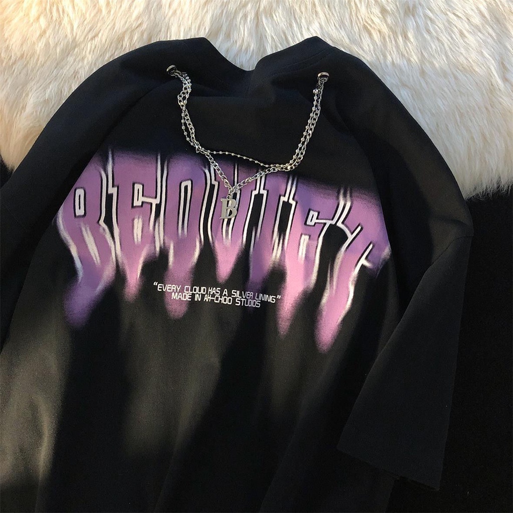 Áo Thun Tay Ngắn Dáng Rộng Phong Cách Hàn Quốc Thời Trang Mùa Hè Cho Nữ