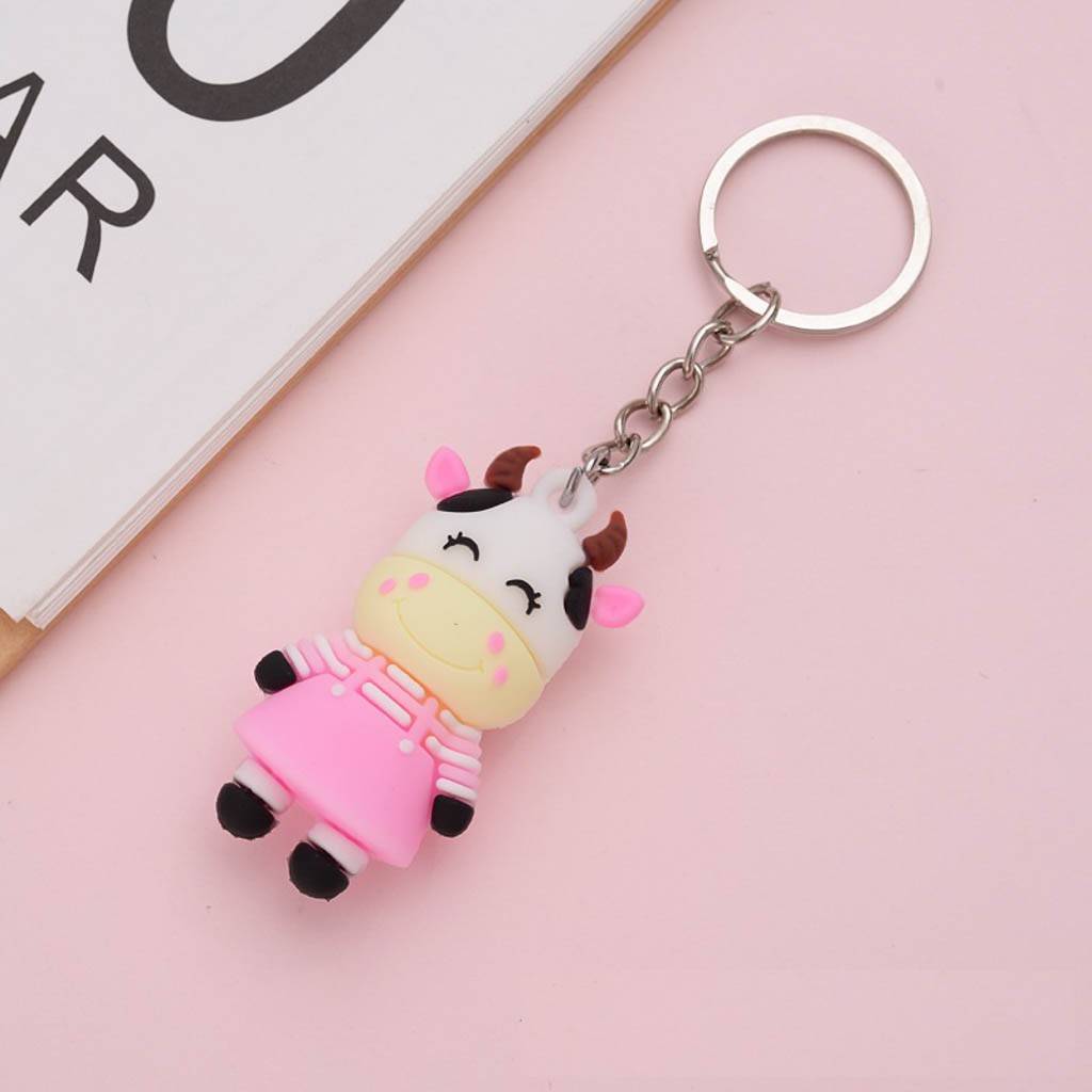 Móc Khóa Bò Sữa Cute Buta Mk05