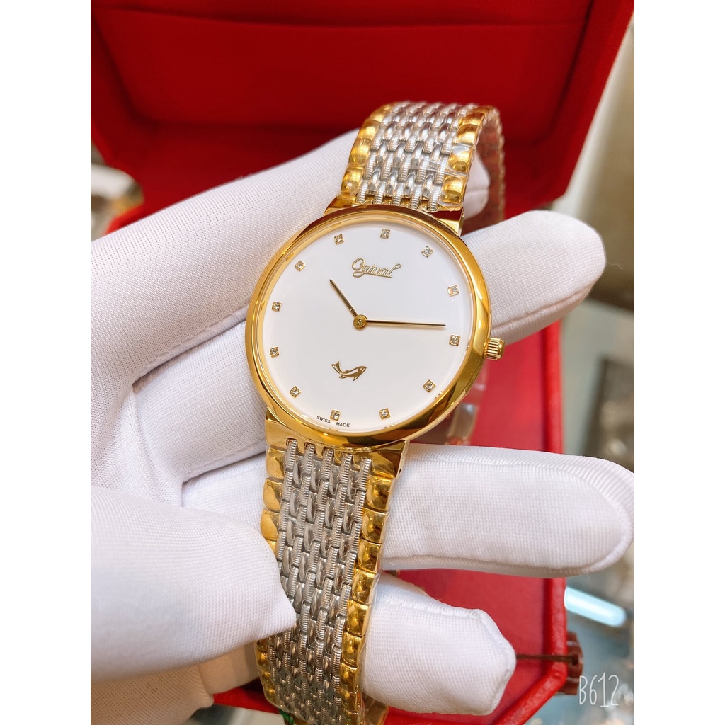 Đồng hồ Ogival OG385-022GSK-T - Size 39mm mỏng chỉ 6mm
