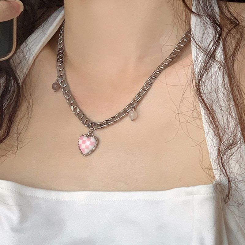 Vòng Cổ Choker Mặt Trái Tim Thời Trang Dành Cho Nữ