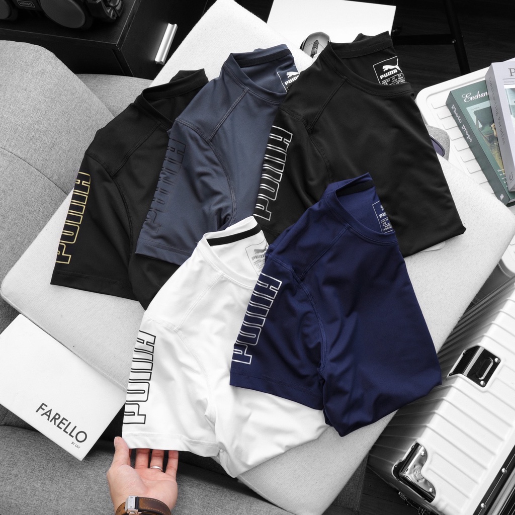 Áo Tập Gym Nam P.U.M.A. Thể Thao Vải Thun Lạnh