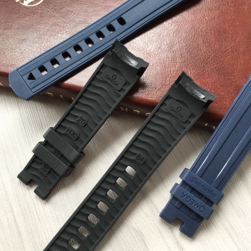 Dây Đeo Silicon 20mm Cho Đồng Hồ Thông Minh Omega New Seamaster 300 AT150