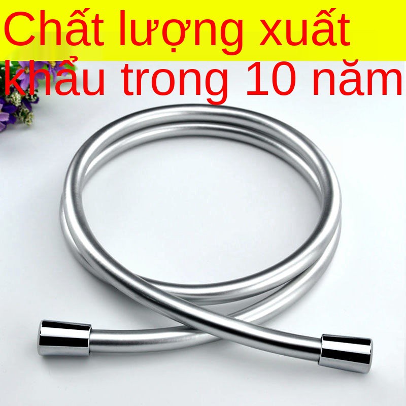 Vòi tắm hoa sen gia đình 1,5m Ống nước PVC Đầu phun mưa dài 2m Máy nóng phòng thép không gỉ