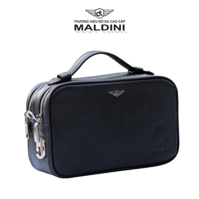 Túi Clutch Cầm Tay Golf - Túi 2 Ngăn Da Bò Thật Có Khoá Số - Hàng Chính Hãng Maldini