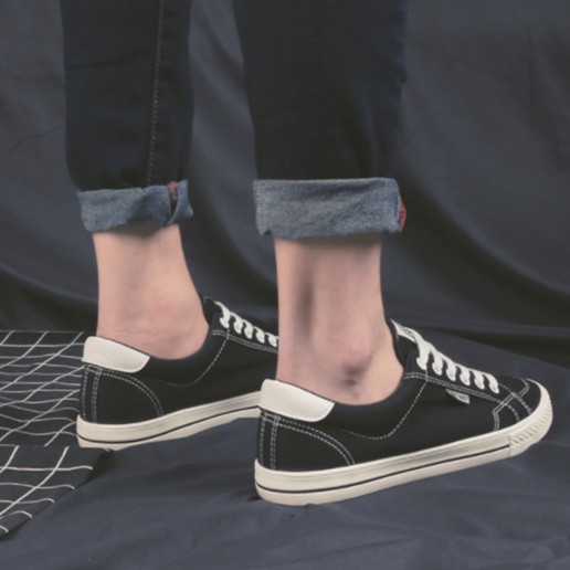 Giày Canvas Cổ Thấp Size 39-44 Thời Trang Xu Hướng Hàn Quốc Cho Nam