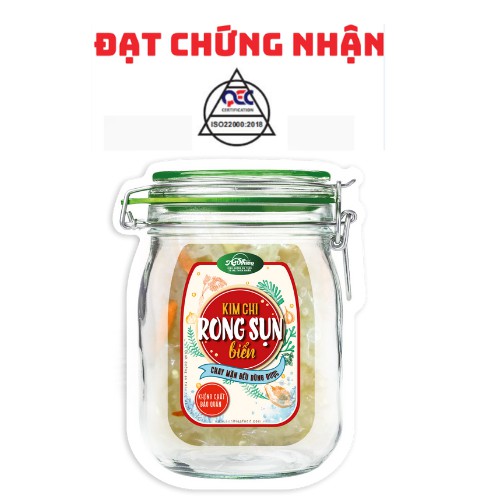 [RAU SẠCH ĂN LIỀN] Kim Chi Rong Sụn Biển An Nhiên, Thực Phẩm Chay Dinh Dưỡng, Rau Sạch Healthy, Đồ Ăn Chay