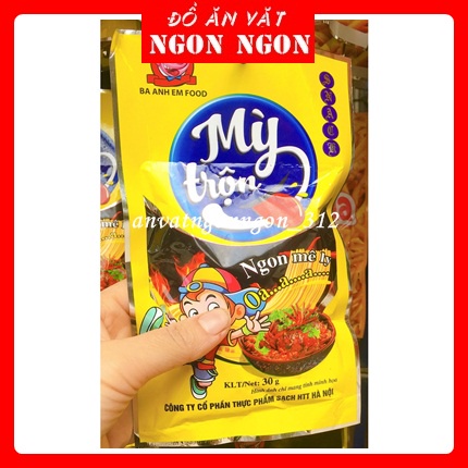 Snack mỳ trộn dẻo dai thơm ngon mê ly