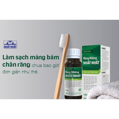 Nước ngậm Răng miệng Nhất Nhất (Chai 120ml) [súc miệng nhất nhất]