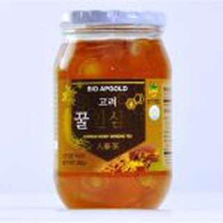Hồng sâm ngâm mật ong lọ 580g Bio Apgold