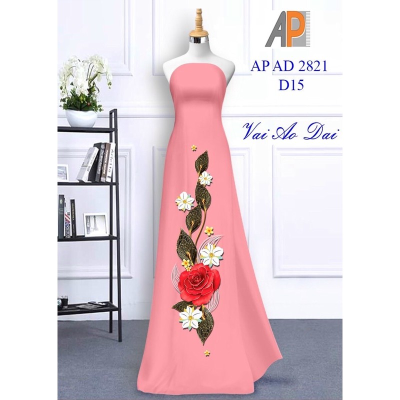 Vải áo dài 3D