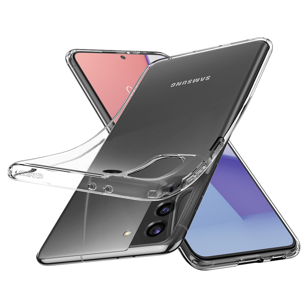 Ốp lưng Samsung Galaxy S21 Plus / S21 Ultra Spigen Crystal Flex Chất liêu TPU trong suốt