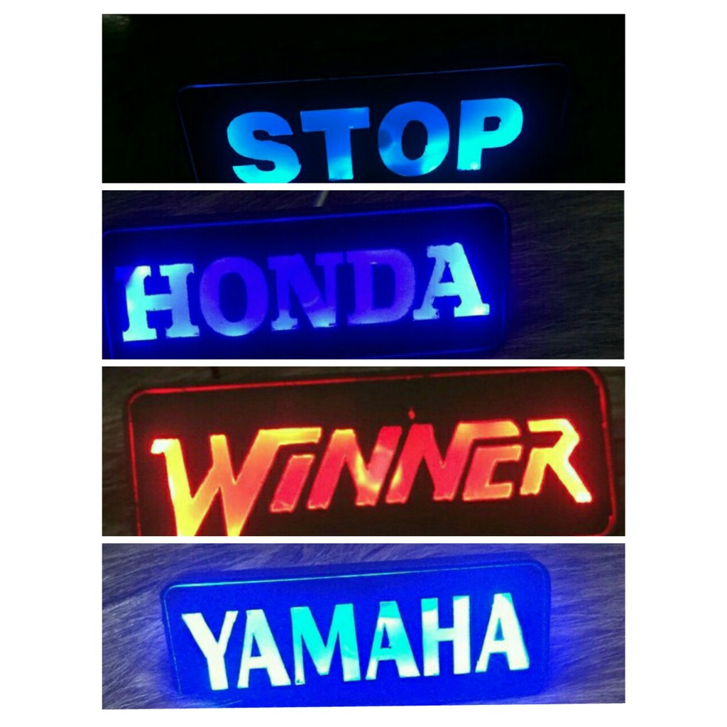 Logo Led/ Led Stop Gắn Các Dòng Xe