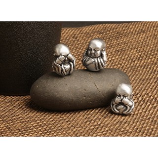 Charm phụ kiện Ba Không Bạc Thái