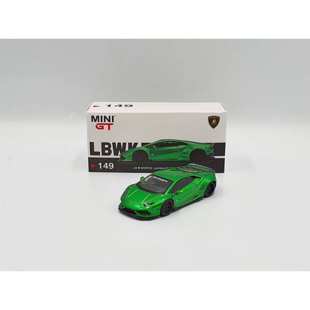 Xe Mô Hình Lamborghini Huracan LB*Works 1:64 MiniGT ( Xanh Lá )