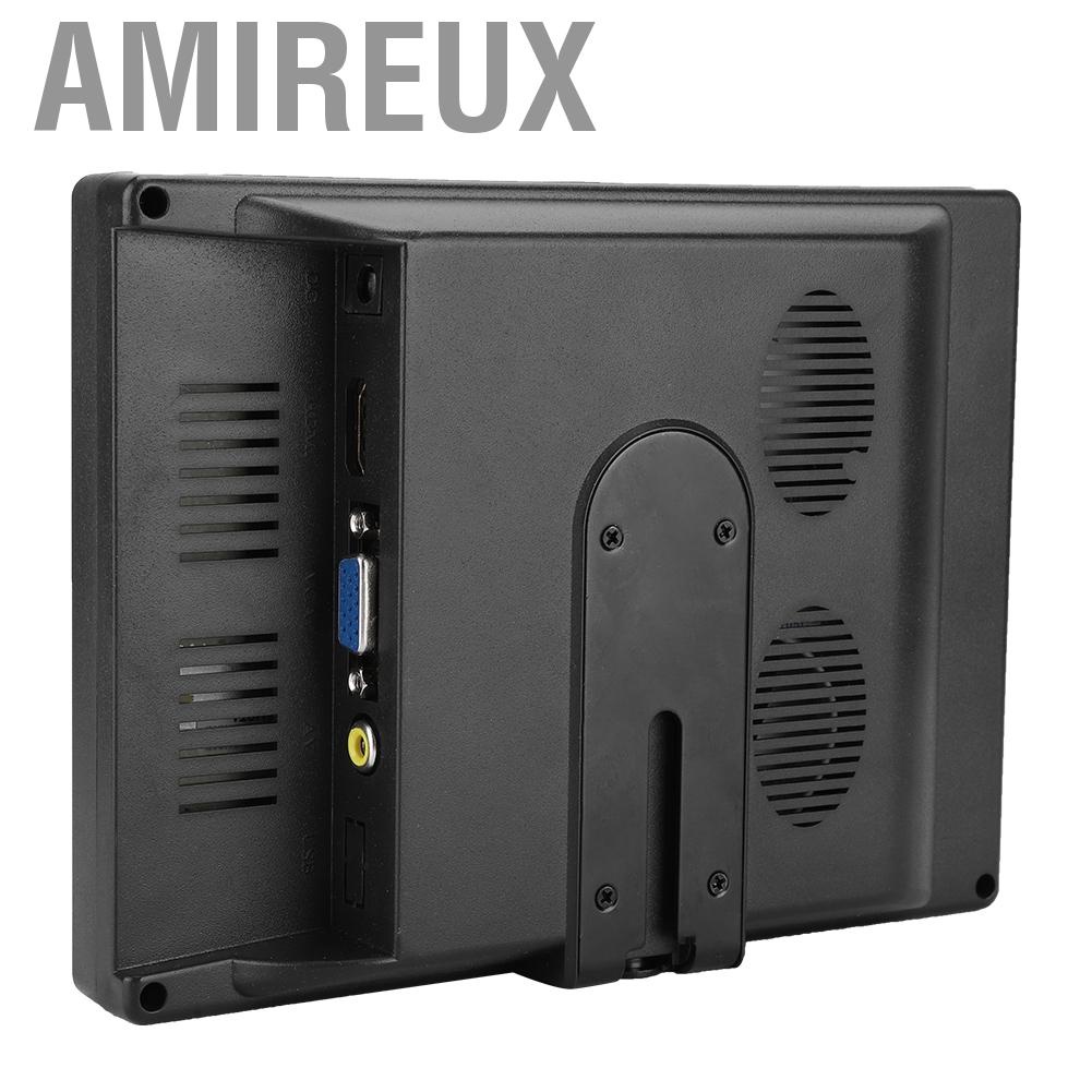 Màn hình đa năng xách tay 7 inch 1024x600 điều khiển từ xa không dây hỗ trợ HDMI / VGA / AV có giá đỡ tiện lợi