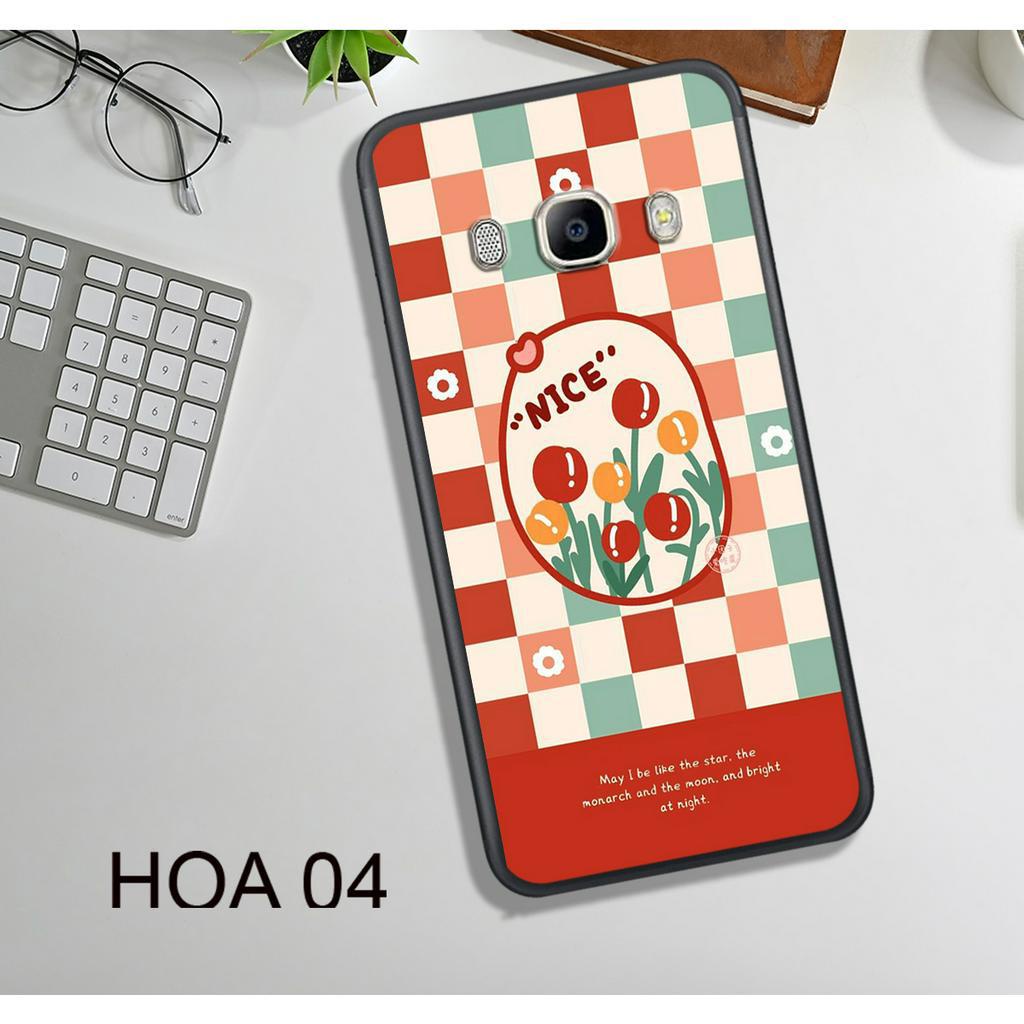 Ốp Lưng  Samsung J3 2016 - J5 2016 - J7 2016 - J7 2015, In Hình HOA, Màu Sắc Bắt Mắt.