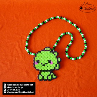 Vòng kandi perler khủng long - phụ kiện rave edm festival raver kandi perler DJ