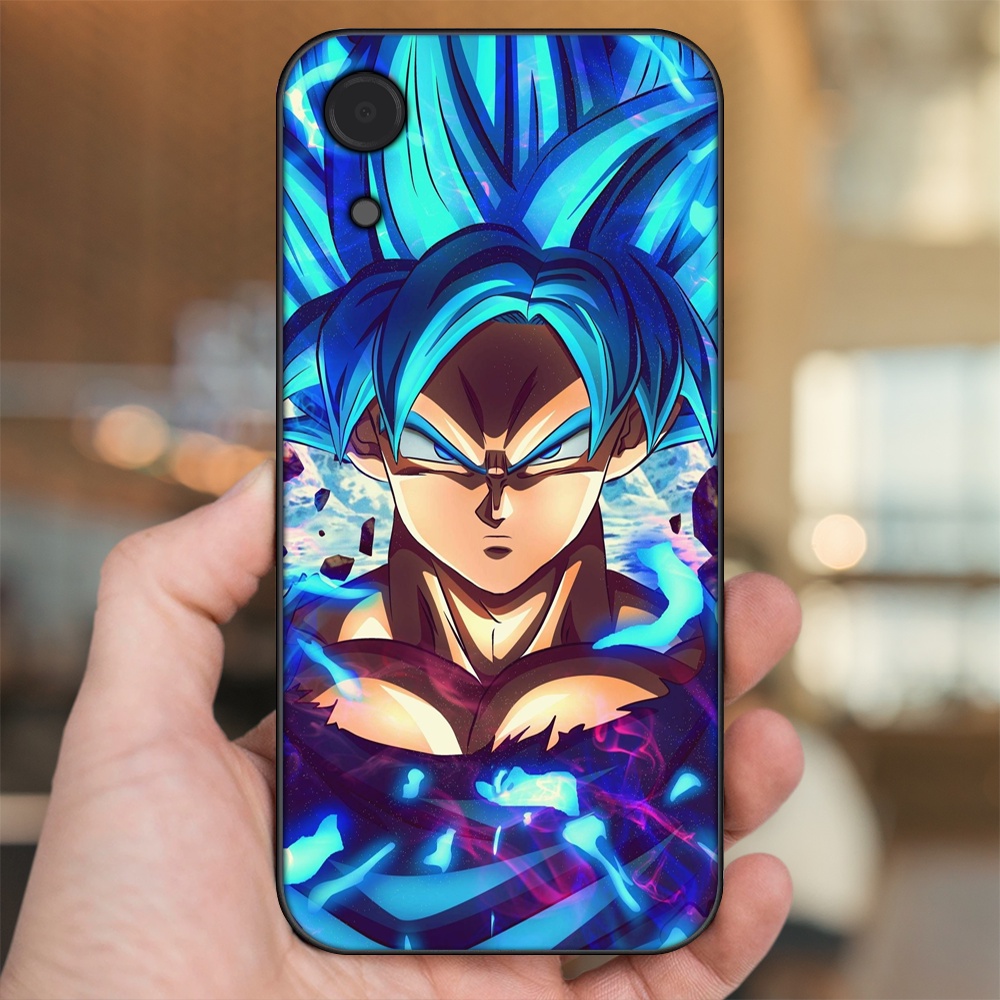Ốp lưng Samsung A03 Core viền đen in hình Goku Dragon Ball