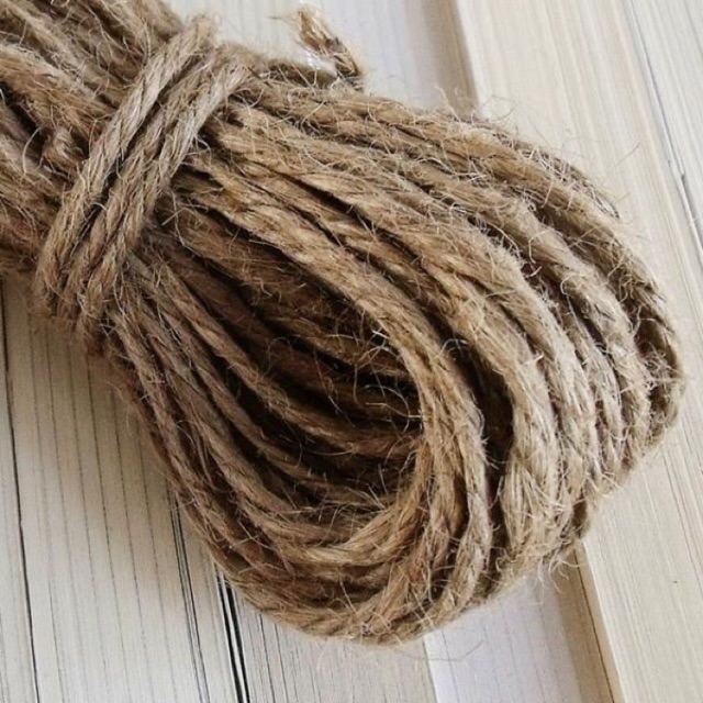 10 mét dây thừng đay trang trí handmade, petshop, decor