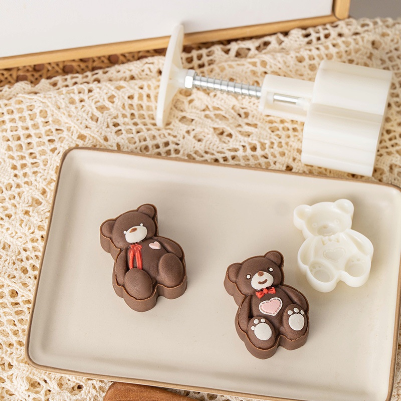 Khuôn Nhựa Làm Bánh Trung Thu 50g Hình Chai Bia Dễ Thương