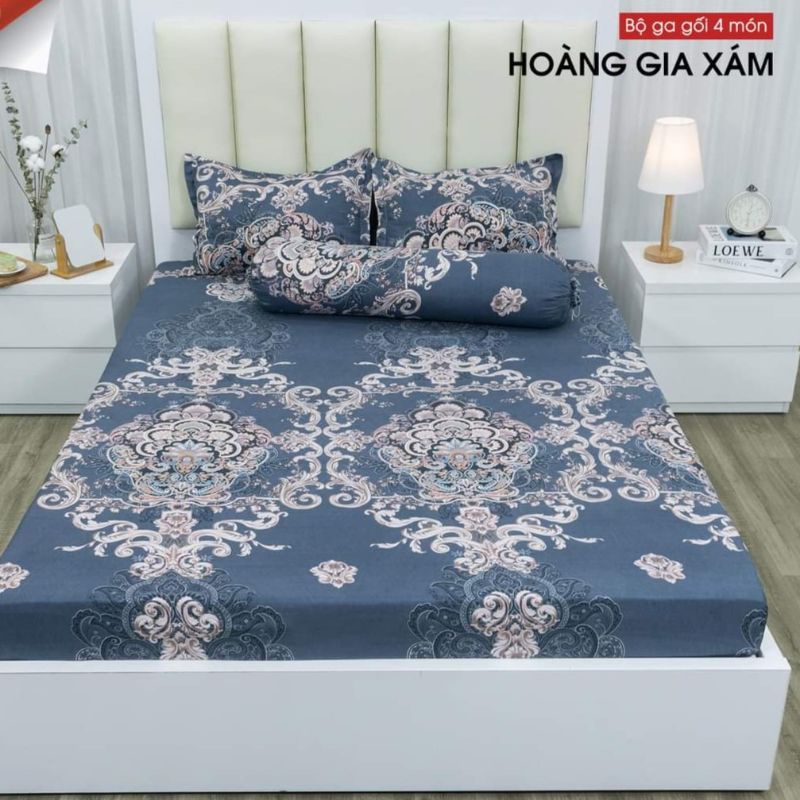 Bộ ga giường cotton poly 3 món nhiều mẫu lựa chọn