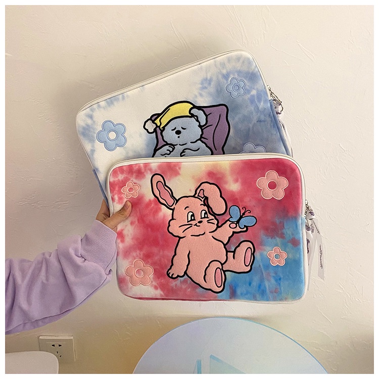 Túi đựng laptop 11/13/15 inch in hình chú thỏ dễ thương