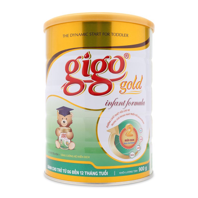 Sữa Gigo Gold Step 2/ 3 Loại 900g DATE MỚI NHẤT