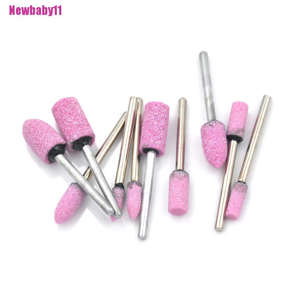 Set 10 Dụng Cụ Mài Đá Mài Màu Hồng Dành Cho Trẻ Em [BABY11]