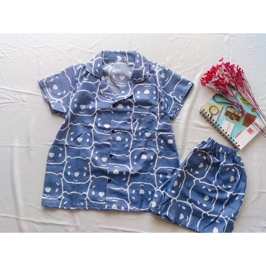 Đồ bộ pijama ngắn hoạ tiết đáng yêu, vải kate mềm, nhẹ, siêu xinh cho nữ, sale giá khủng
