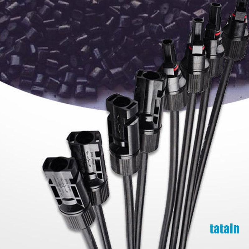 Set 2 Dây Cáp Kết Nối Bảng Pin Năng Lượng Mặt Trời Mc4 Loại Y 1 Sang 4 Mới Wk