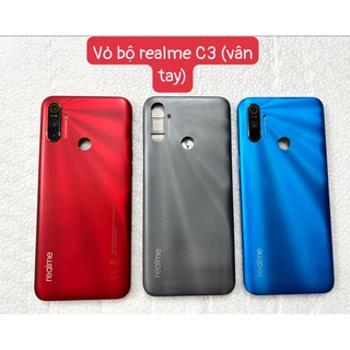 Vỏ bộ Realme C3,kèm kính camera,khay sim